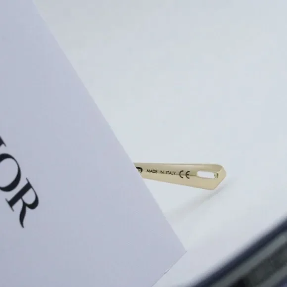 NEW DIOR DIORCLUB M1U 31B7 GOLD BLUE SUNGLASSES - Picture 8 of 13